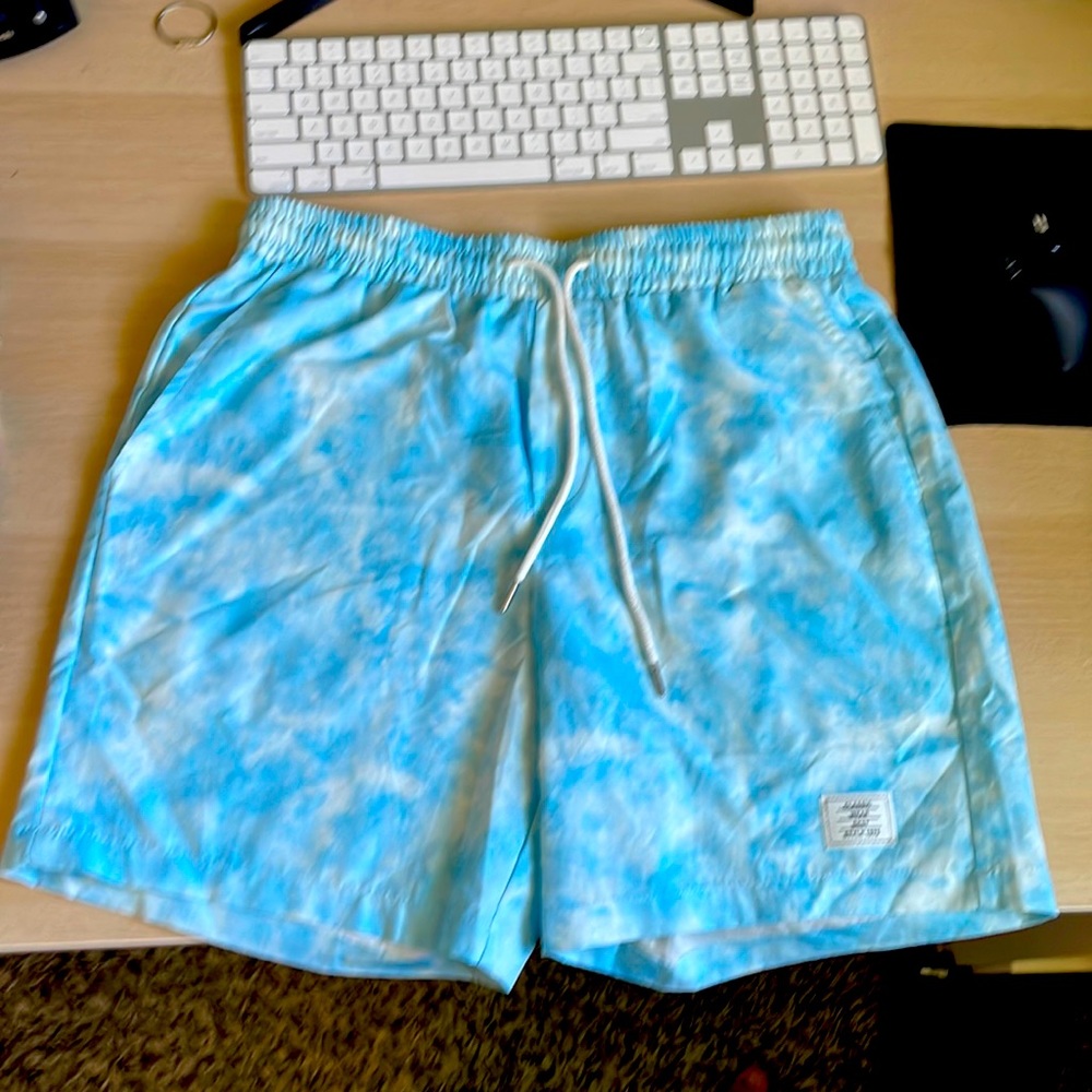 Blue shorts